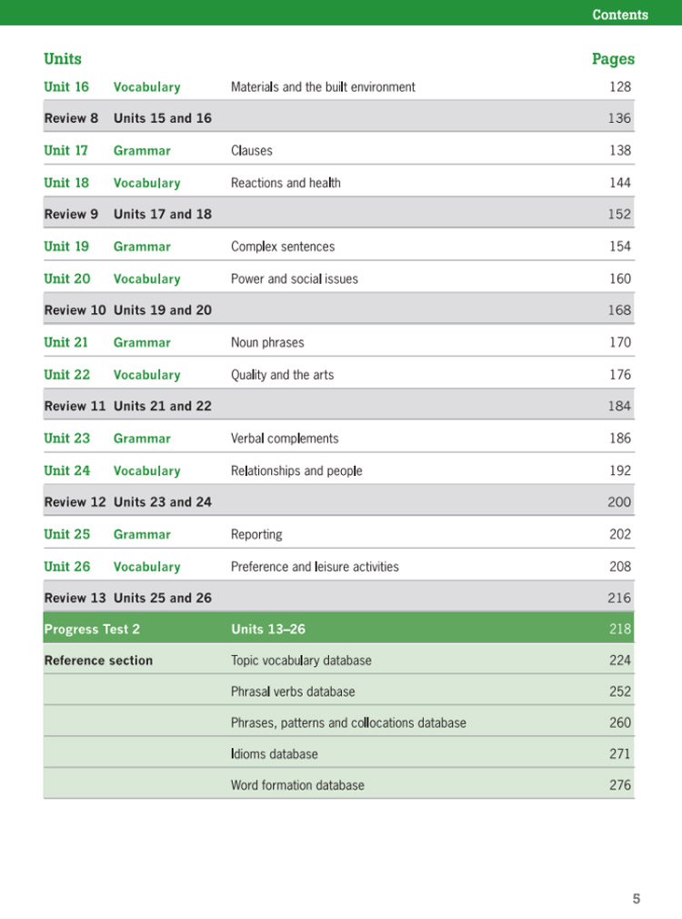 Nội dung Destination C1-C2 Grammar and Vocabulary with Answer Key Nội dung Destination C1-C2 Grammar and Vocabulary with Answer Key