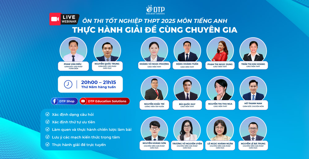 Ôn thi tốt nghiệp THPT 2025 môn Tiếng Anh